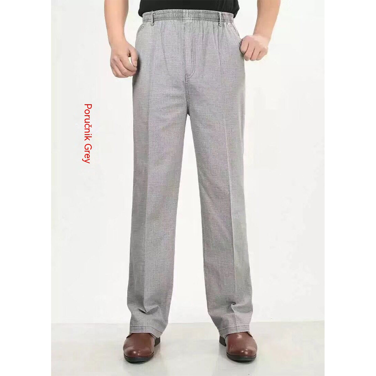 ✨👖【XL-6XL】👖2026 Nove muške poslovne traperice ravnog kroja - Visoki struk, duboki međunožje, prikladne za veće veličine