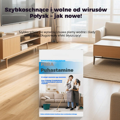 🧹✨【240 tabletek】Antybakteryjne i neutralizujące zapach wielofunkcyjne tabletki czyszczące | Odpowiednie do czyszczenia podłóg drewnianych, paneli laminowanych, płytek oraz ścian kamperów
