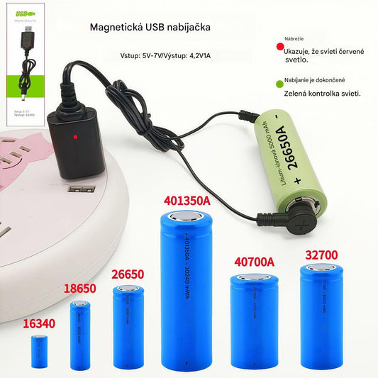 🏆【Kúp 1 a získaj 1 zadarmo】Magnetická nabíjačka batérií pre napájanie