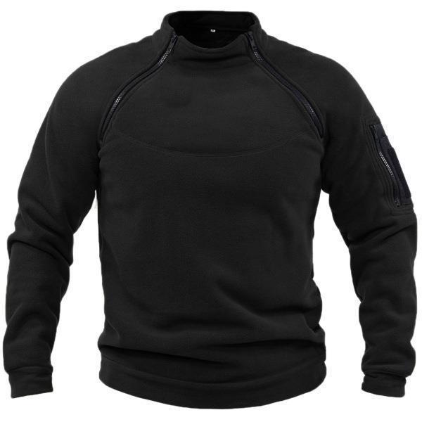 🧔‍♂️【S-4XL】Męski, ciepły T-shirt outdoorowy na jesień i zimę z długimi rękawami-3776011