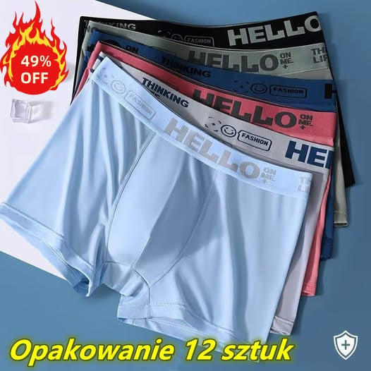 🔥【Kup 3, a 3 dostaniesz gratis】🧊Ostatni dzień zniżki 49% --- 2025 nowe antybakteryjne męskie bokserki w kształcie litery U z zakrzywioną siateczką w dużych rozmiarach