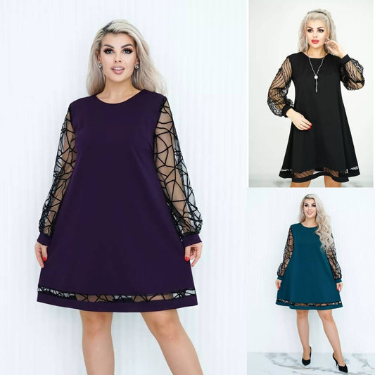 💞【S-5XL】🍁🍂Wysokiej jakości modna i elegancka sukienka3826015