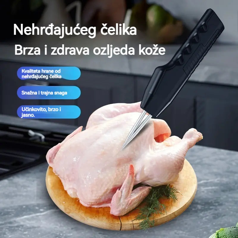 💥🔥 Prijenosni punjivi električni uređaj za uklanjanje dlaka s peradi🦆🐓🐖 Vodootporan, pogodan za sve vrste dlakave peradi