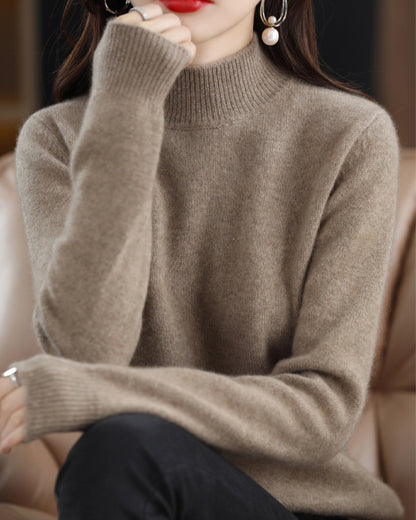 🔥 【Kup jeden, drugi dostaniesz gratis】 Sweter z golfem to obowiązkowy element Twojej zimowej garderoby--3769814