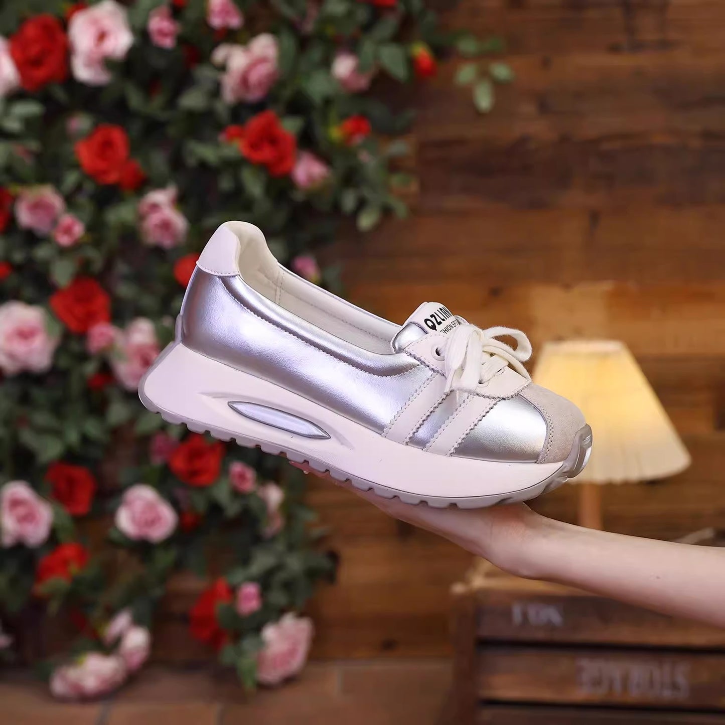 🍂 【Wszechstronne modne buty damskie】 Nowe modne buty na grubą podeszwę na co dzień--3714111