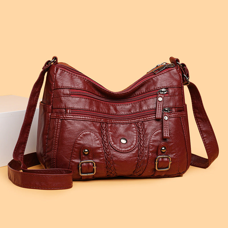 🔥Kupte jednu a druhou dostanete zdarma👜Nová dámská kabelka z roku 2025 s několika kapsami, velkou kapacitou, lze nosit na rameni nebo v crossbody tašce