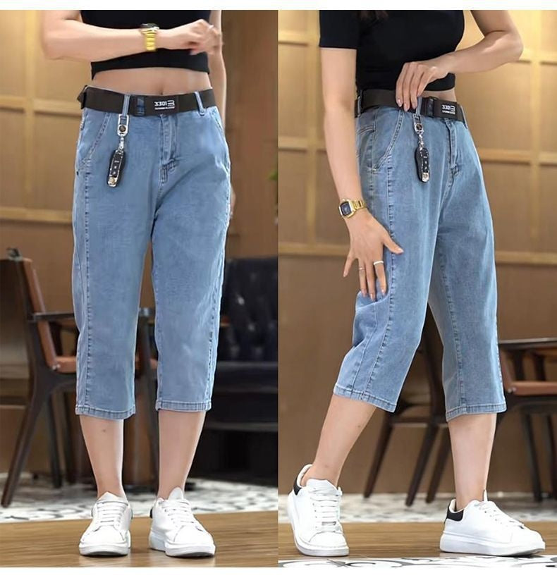 💖【S-5XL】👖👖Muške jednobojne plisirane capri hlače od pamuka i lana - hladne i prozračne, laskaju obliku noge, elegantne i ležerne