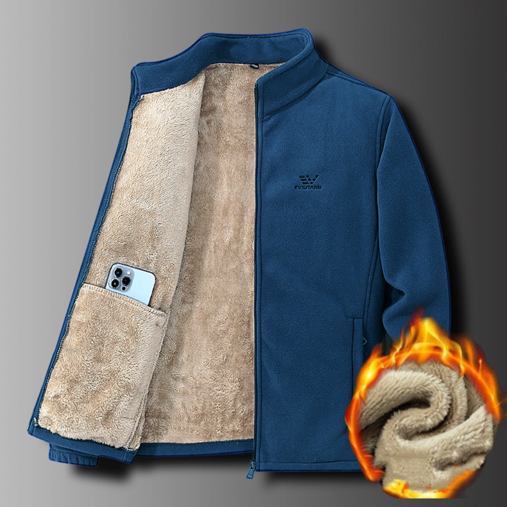 【M-5XL】Jesenska in zimska podložena in odebeljena topla ohlapna jakna moška moška oblačila