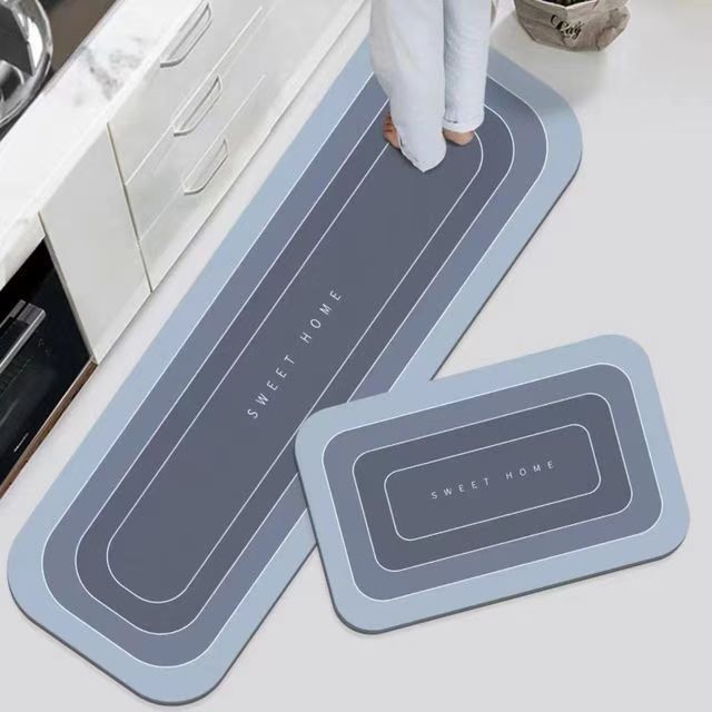 🛒👉【2pcs】Minimalistička prostirka za pod/vrata u kuhinji za ulaz, otporna na mrlje i neklizajuća