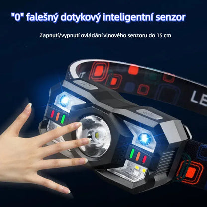 💡🌟【Ponuda ograničenog trajanja-50%】🔥🔥Chytré senzorové svietidlo s čelenkou, extra dlhá výdrž batérie, vonkajšie nočné rybárčenie, čelenka