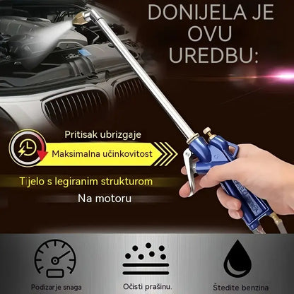 🚗💦 Pneumatski pištolj za čišćenje 2 u 1 — Snažan protok zraka i mlaz vode pod visokim pritiskom za temeljito čišćenje 🔥
