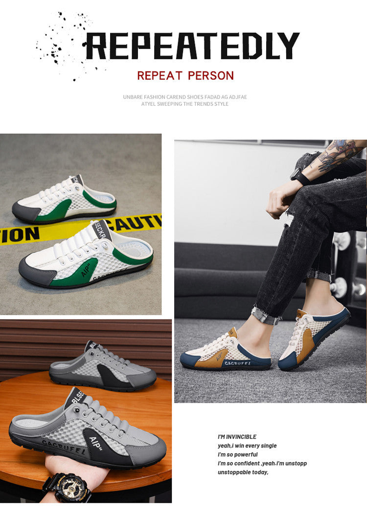 🔥Ostatnie 2 dni 40% zniżki【39-44】Wysokiej jakości męskie miękkie i oddychające buty sportowe, kapcie codzienne