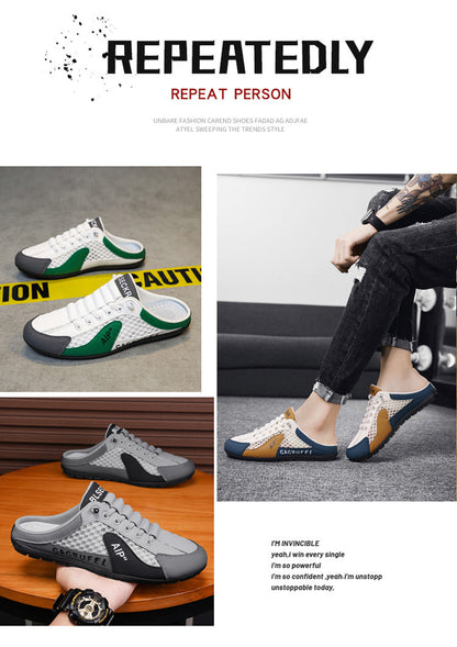 👞🔥【39-44】Nowe męskie sportowe wsuwane i codzienne kapcie --3890323