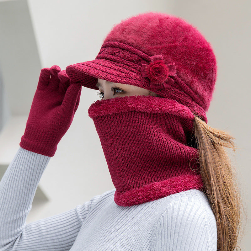 💥 50% OFF-【Czapki+Szalik+Rękawiczki】 Stylowa czapka pluszowa na jesień i zimę 3808947