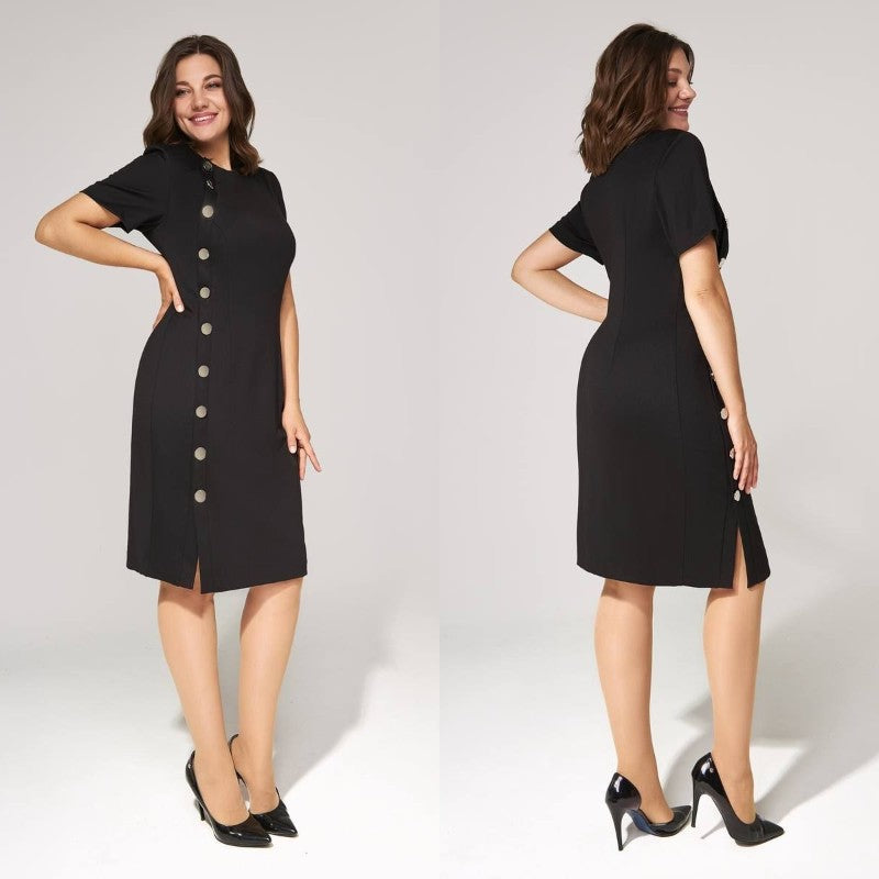 🔥【S-5XL】👗 2024 Nowa, modna, wąska i elegancka sukienka 3710174