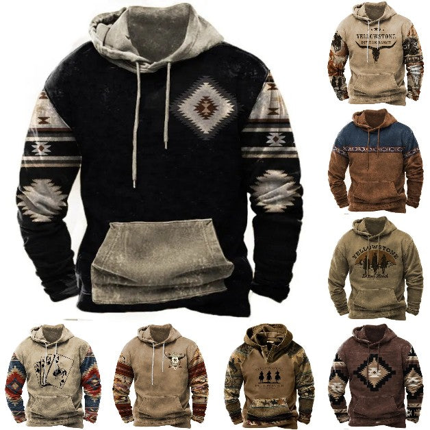 🔥📢Limitowany czas 42% rabatu 🔥[S-5XL] 2024 męska, pogrubiona bluza 3D z długimi rękawami, zapewniająca ciepło i zimno jesienią i zimą--3776403