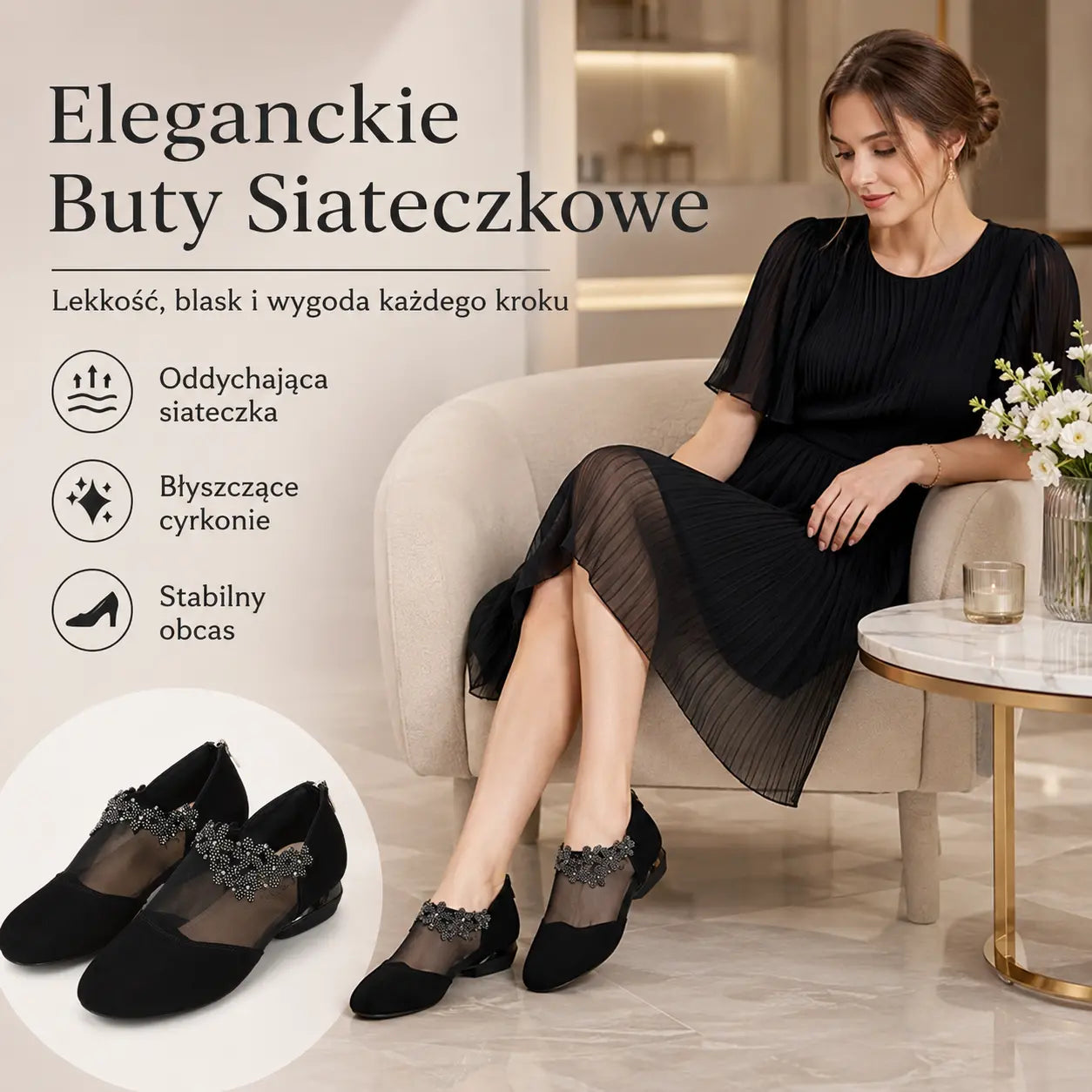 😍【Veličine 35-41】🏆 Nove ženske mrežaste cipele s izrezima i mekim potplatima