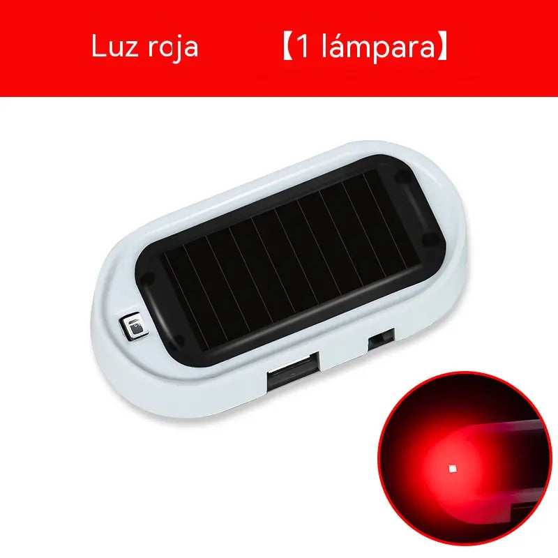 📢🚗 Trepćuće LED svjetlo za upozorenje protiv krađe na solarni pogon