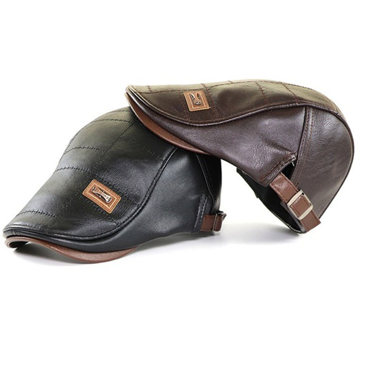 🧢🔥🧢 Limitovaná nabídka 50% sleva【Kup jeden, druhý dostaneš zdarma】💥 Pánský kožený baret ve vintage univerzálním stylu