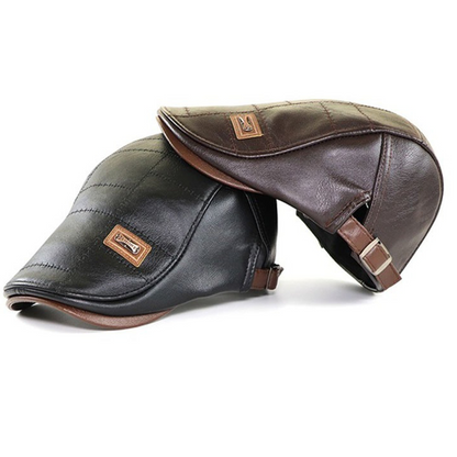 🧢🔥🧢 Limitovaná nabídka 50% sleva【Kup jeden, druhý dostaneš zdarma】💥 Pánský kožený baret ve vintage univerzálním stylu