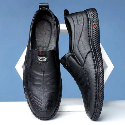 🔥【38-44】👞Buty męskie wykonane z miękkiej skóry naturalnej - Całkowity komfort dla dojrzałych mężczyzn