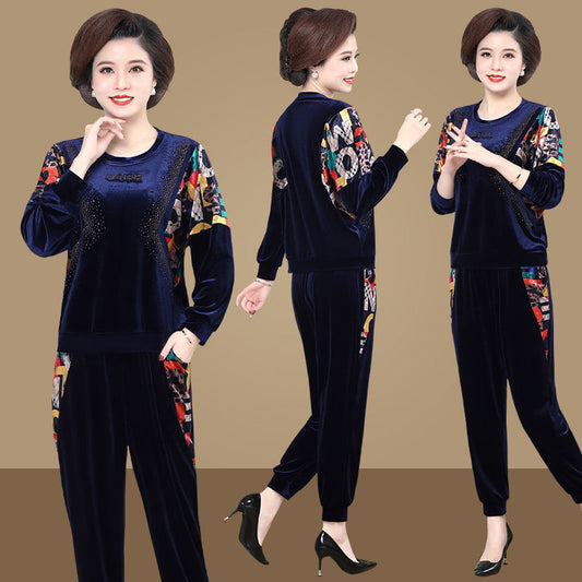 【Top + spodnie】 Dwuczęściowy modny strój sportowy dla kobiet 3867784