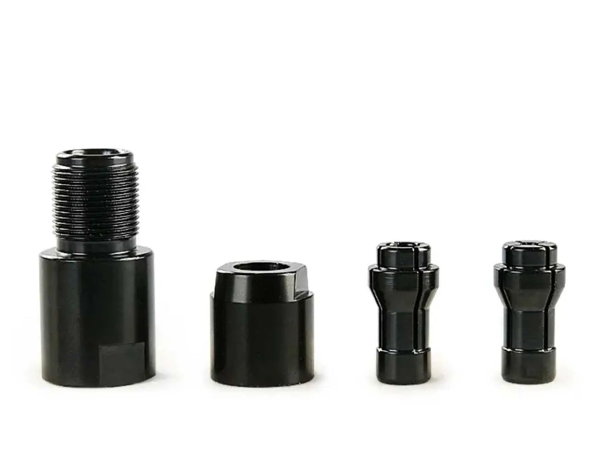 ⚙️ Set za pretvorbu kutne brusilice u precizni alat — dvostruke stezne čahure 3 mm i 6 mm za graviranje, brušenje i poliranje.