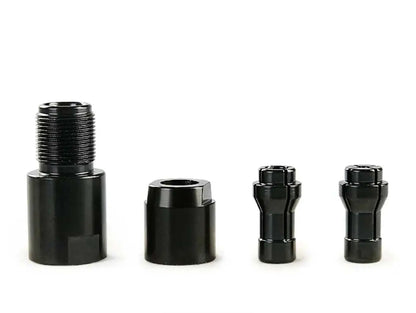⚙️ Set za pretvorbu kutne brusilice u precizni alat — dvostruke stezne čahure 3 mm i 6 mm za graviranje, brušenje i poliranje.