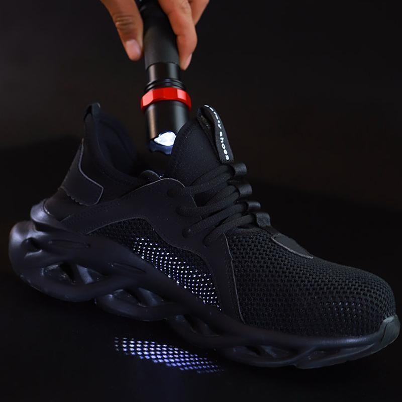 Promocja na koniec miesiąca💥Buty robocze męskie 39-48✅Oddychające i odporne na uderzenia✅Odporne na przebicie✅Antypoślizgowe✅Wygodne