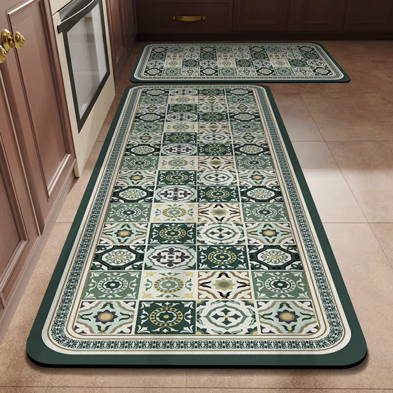 💥💥💥【40*60+40*120cm】【Tylko teraz: -50%】Maty antypoślizgowe i bardzo chłonne do kuchni i łazienki