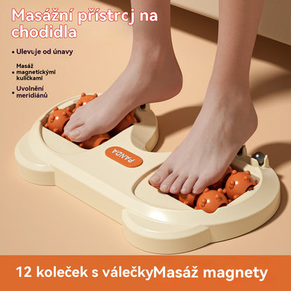 [Časově omezený výprodej] 🔥Novinka💜 Přenosný masážní přístroj na nohy s dvojitým válečkem💜