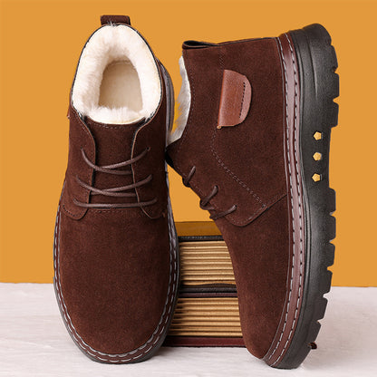 🥾Limitowana oferta: 41% TANIEJ✨【38-46】Nowe zimowe buty męskie, gruby aksamit, ciepłe i ocieplane3834377