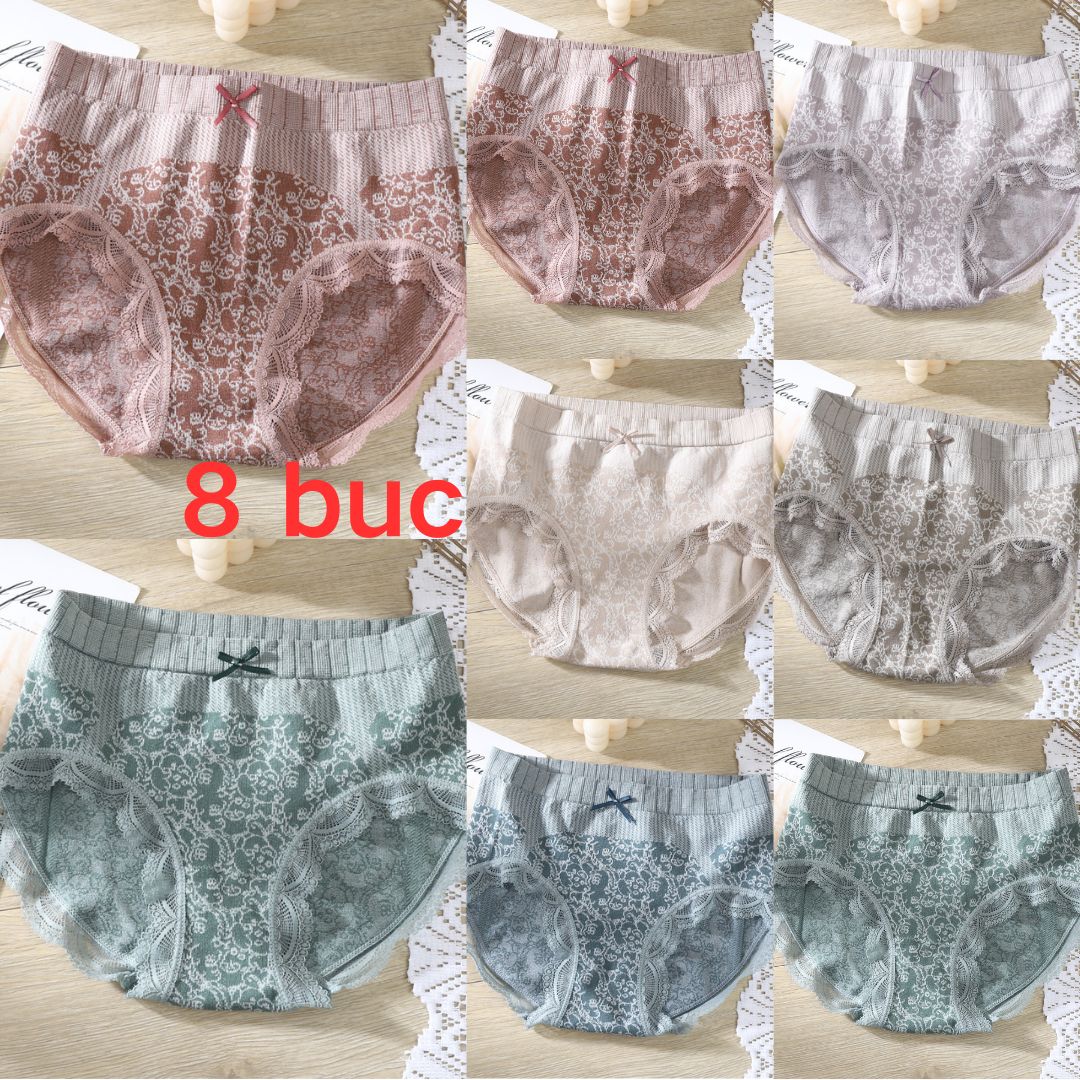 🔥【Kup 4, a 4 otrzymasz gratis】🔥Damska antybakteryjna, pochłaniająca wilgoć bielizna z wysokim stanem 3686329