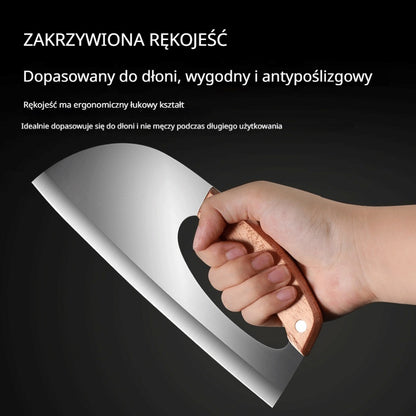 🔥Kuty nóż kuchenny Ostre i trwałe, ergonomiczna antypoślizgowa rączka gwarantuje precyzyjne cięcie