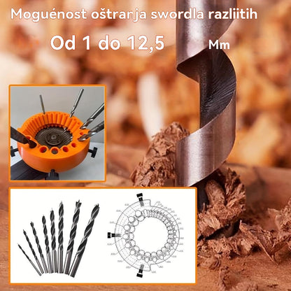 【Kup jeden, drugi gratis】Ostrzałka do wierteł – nadaje się do wierteł 2–13 mm