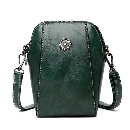 👜【Ograniczona czasowo promocja】💖Modna mini torebka na ramię 2025 - letnia nowość ze skóry naturalnej, stylowa i elegancka, mała damska torebka krzyżówka