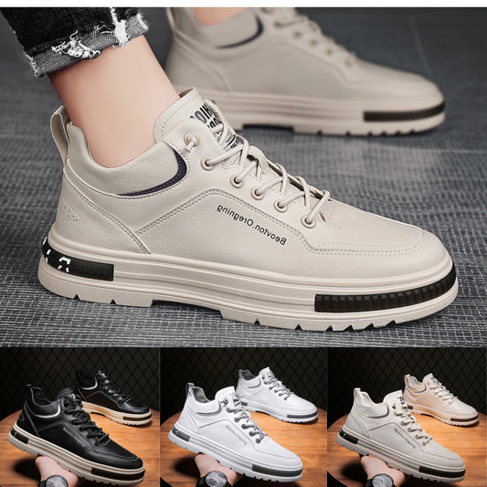 🔥Letnia promocja👟【Rozmiary 39-44】Męskie oddychające skórzane płaskie buty biznesowe 2025