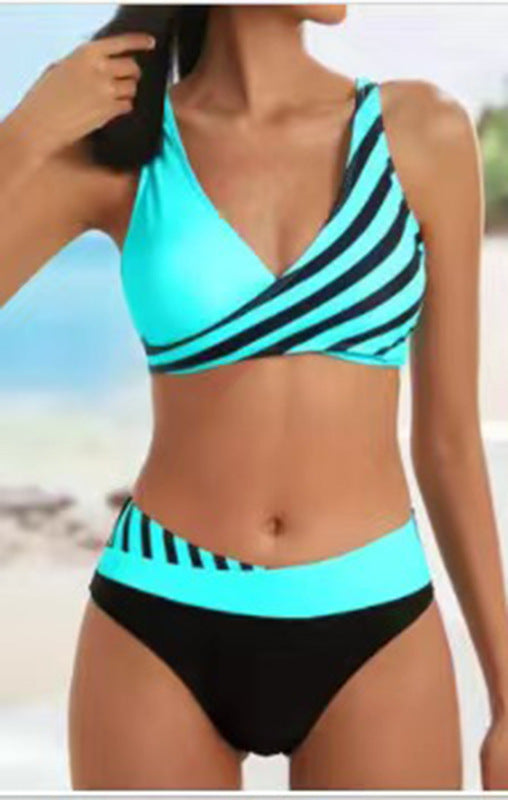 👙【40-100 kg, rozmiary S-3XL】👙Nowy damski zestaw stroju kąpielowego z nadrukiem 2026