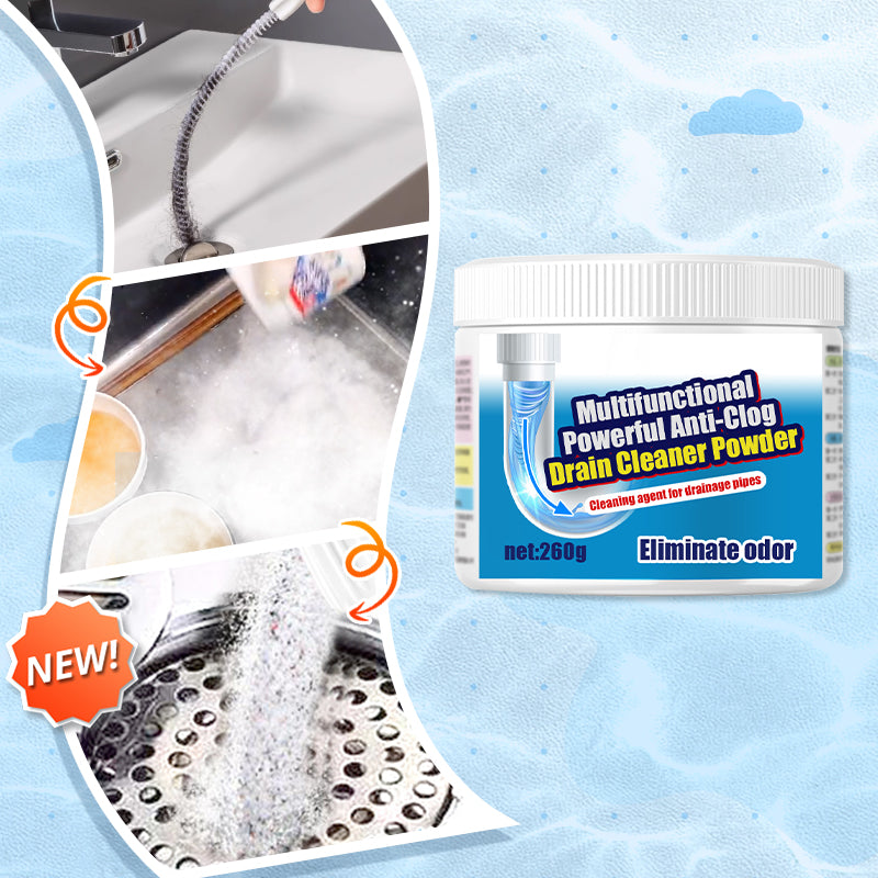 🚿💨✨【Oferta 50% taniej】Wielofunkcyjny, skuteczny proszek do czyszczenia rur odpływowych, zapobiega zatorom ✨🔥