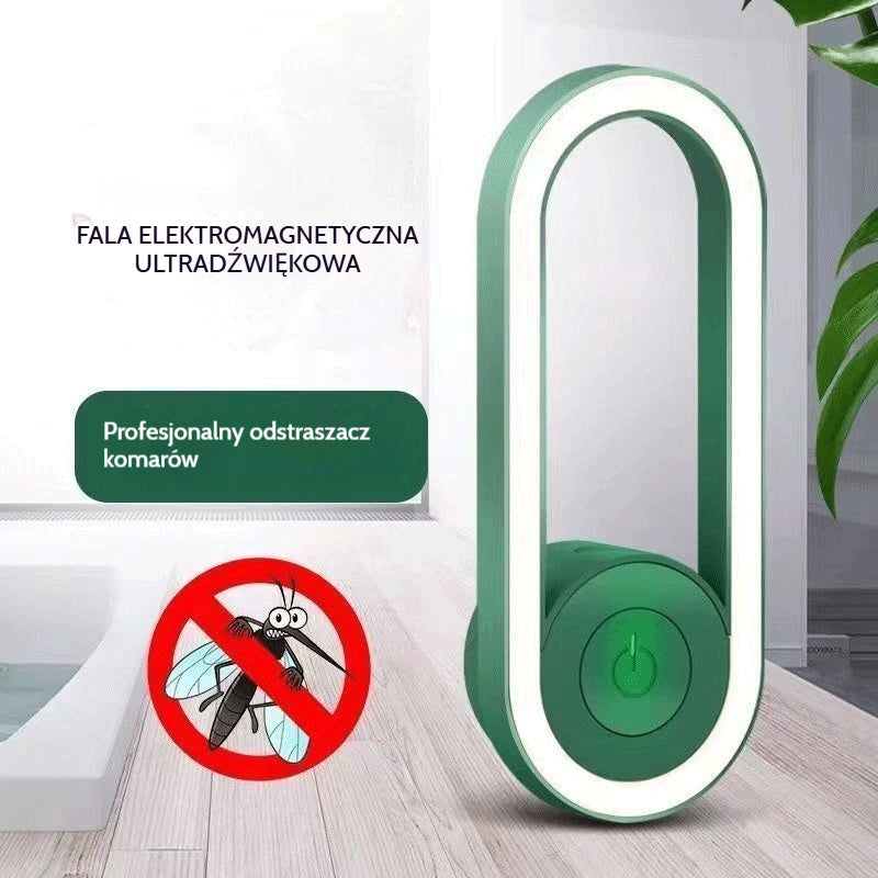 🔥50% ZNIŻKI - Ultradźwiękowy odstraszacz komarów z nocnym światłem LED