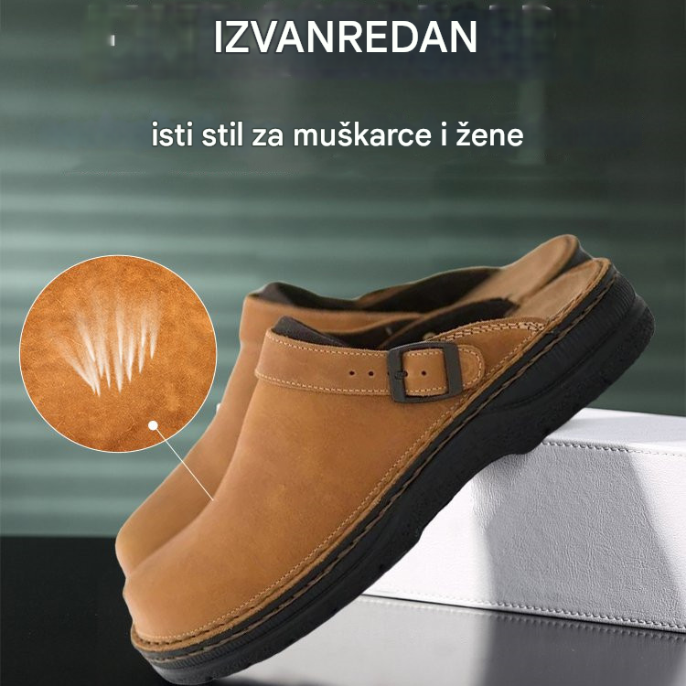 👍😎 [38–48] Visokokvalitetne, udobne i lagane muške kožne papuče