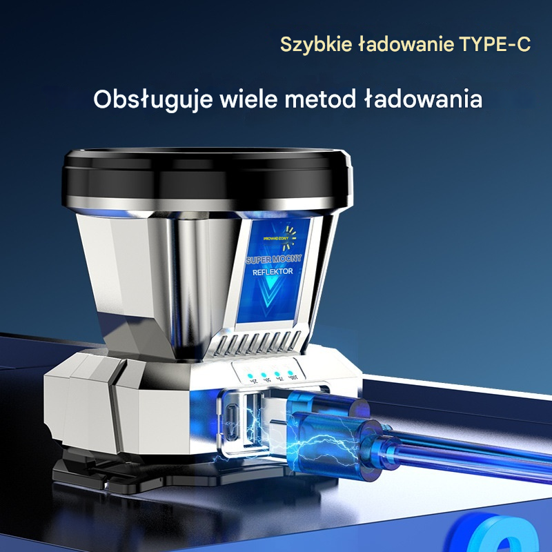 💥【Kup jeden, a drugi dostaniesz gratis】🌟💡Reflektor indukcyjny LED z funkcją inteligentnego ładowania USB