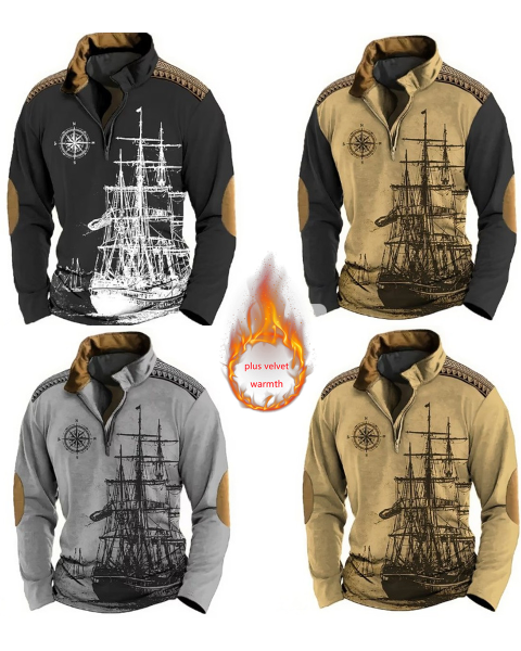 🔥Ograniczony czasowo 38% zniżki🔥【XS-5XL】2024 miękka i wygodna męska bluza z kapturem i nadrukiem 3D, zapinana na zamek-3831071