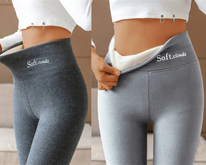 🔥2-balení【S-5XL】2025 kašmírové termo legíny s vysokým pasem na podzim a zimu