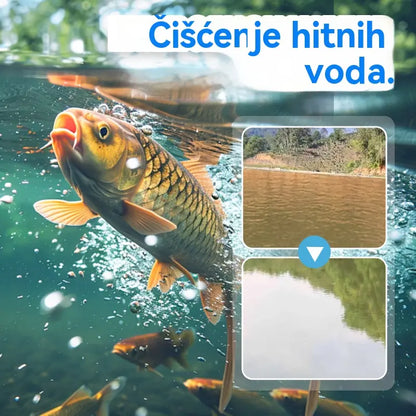 🔥【Kupite jedan, dobijte jedan gratis】🐟🌊🔬500g Premium prah za ribnjake | Sredstvo za pročišćavanje vode i kontrolu algi 🐟🌊🔬