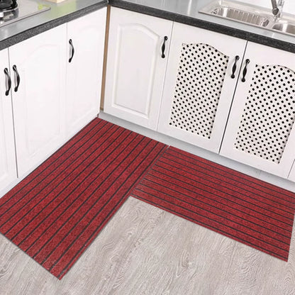 💥(40*60cm+40*120cm) Protuklizna podloga za kuhinju s protukliznim prugama, upija vodu i ulje.