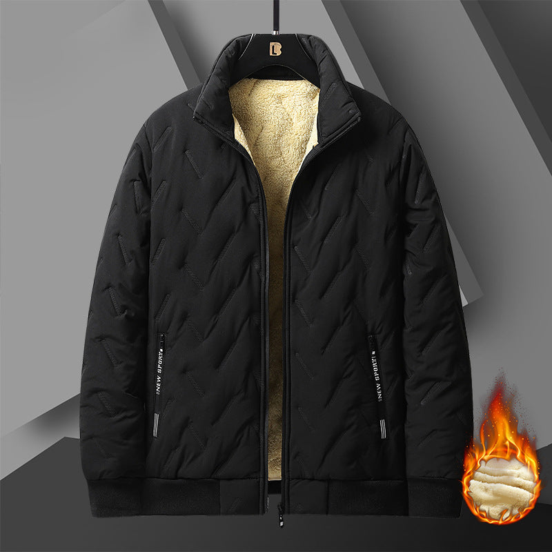 【L-7XL】 Męski płaszcz termiczny z owczej wełny 3777523