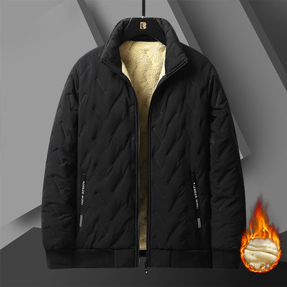 【L-7XL】 Męski płaszcz termiczny z owczej wełny 3777523