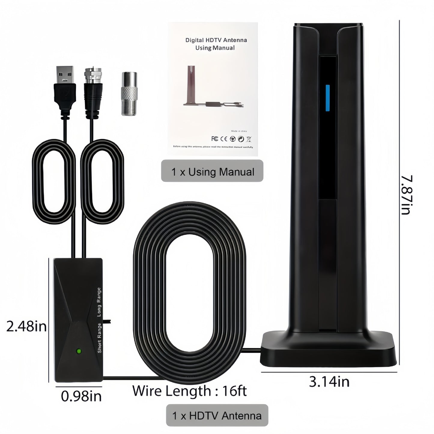 【✨50% popust】🔥Notranji HD digitalni TV sprejemnik🌐