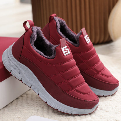 🔥【36-41】Wodoodporne, bawełniane buty, antypoślizgowe, pogrubione śniegowce, śniegowce 3833289